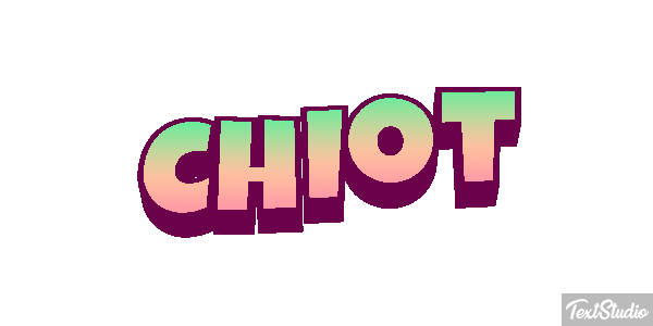 Chiot Effet de texte