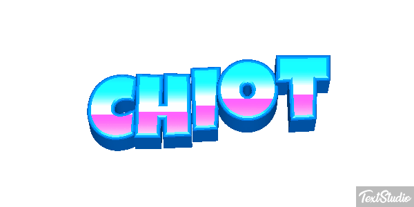 Chiot Effet de texte