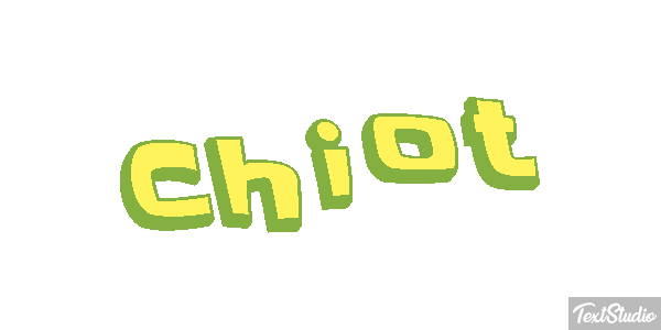 Chiot Effet de texte