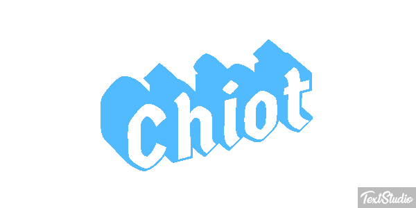 Chiot Effet de texte