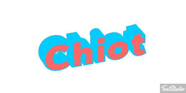 Chiot Effet de texte