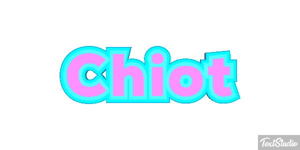 Chiot Effet de texte