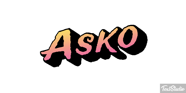 Asko Effetto testo