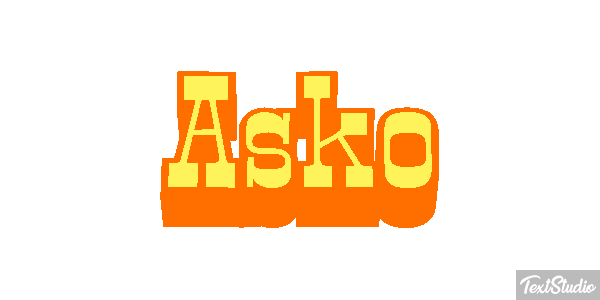 Asko Effetto testo