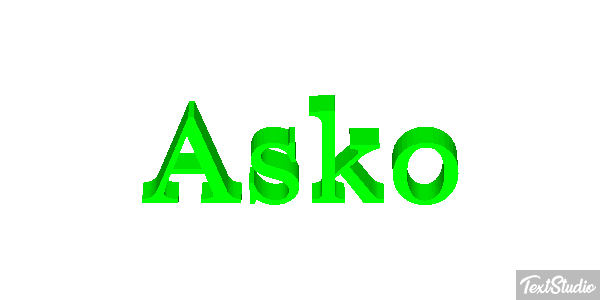 Asko Effetto testo
