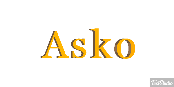 Asko Effetto testo