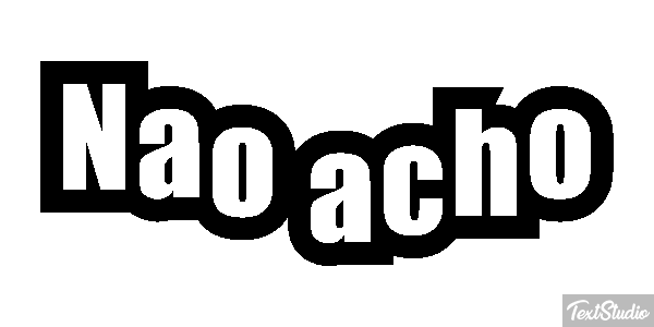 Não acho Efeito do texto