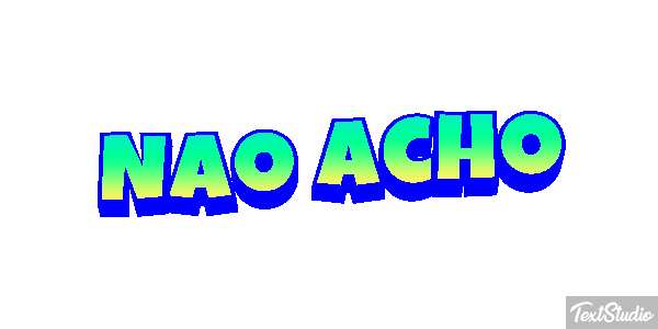 Não acho Efeito do texto