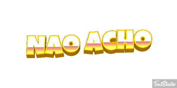 Não acho Efeito do texto
