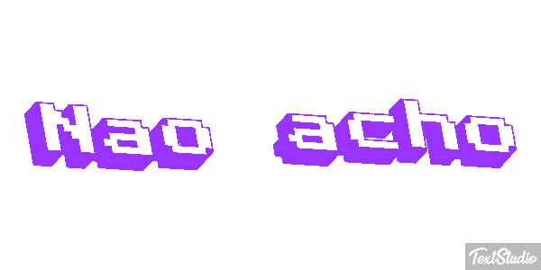 Não acho Efeito do texto