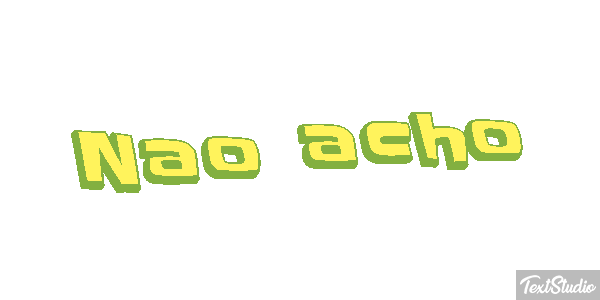 Não acho Efeito do texto