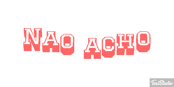 Não acho Efeito do texto