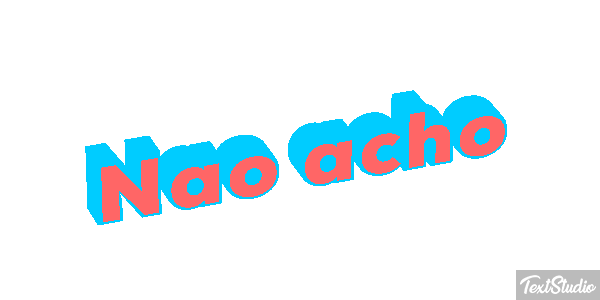 Não acho Efeito do texto