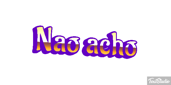 Não acho Efeito do texto