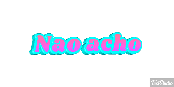 Não acho Efeito do texto