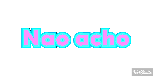 Não acho Efeito do texto