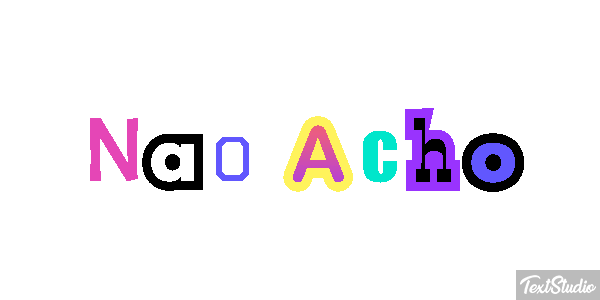 Não acho Efeito do texto