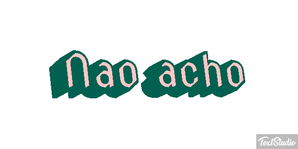 Não acho Efeito do texto