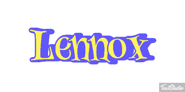 Lennox Effetto testo