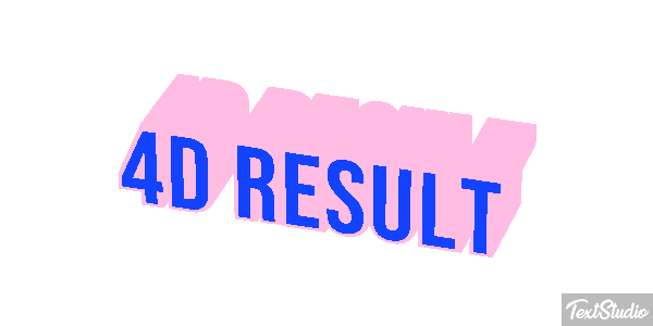 4d Result Effet de texte