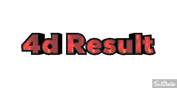 4d Result Effet de texte