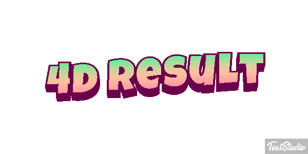 4d Result Effet de texte