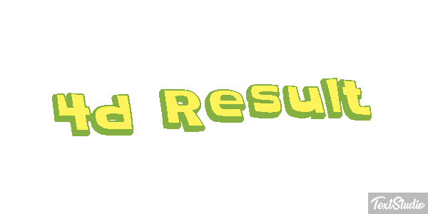 4d Result Effet de texte