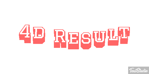 4d Result Effet de texte