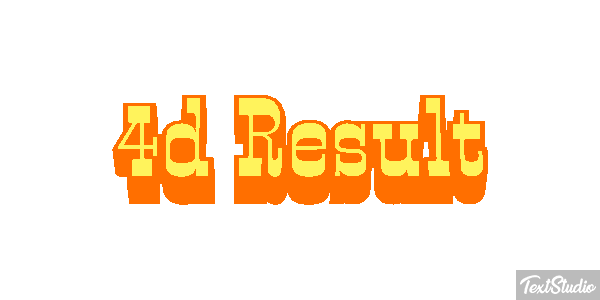 4d Result Effet de texte