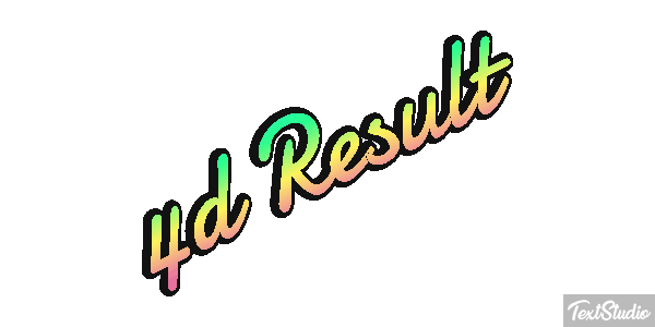 4d Result Effet de texte