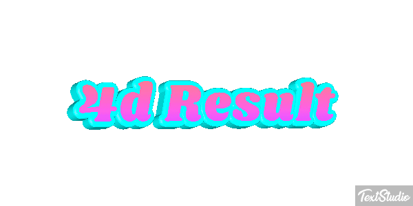 4d Result Effet de texte