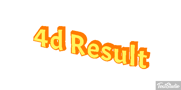 4d Result Effet de texte
