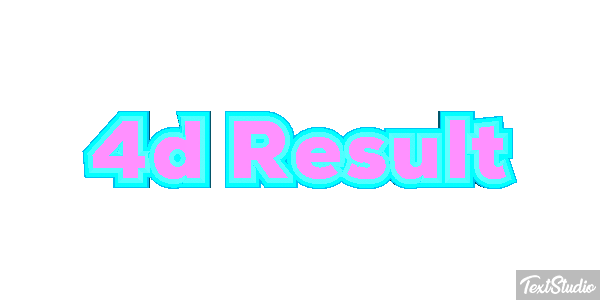 4d Result Effet de texte