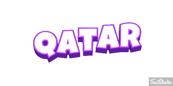 Qatar Tekst effect