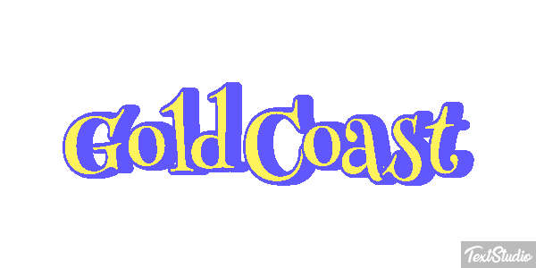 Gold Coast Efeito do texto