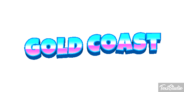 Gold Coast Efeito do texto