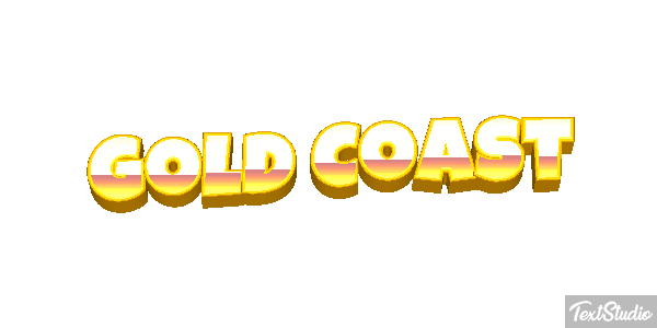 Gold Coast Efeito do texto