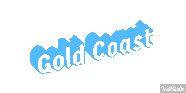 Gold Coast Efeito do texto