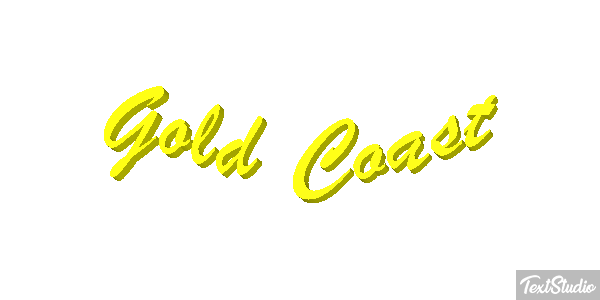 Gold Coast Efeito do texto