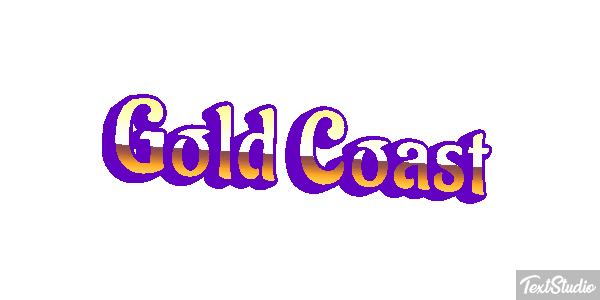 Gold Coast Efeito do texto