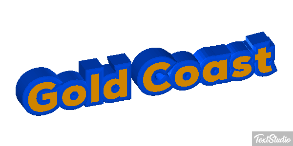 Gold Coast Efeito do texto