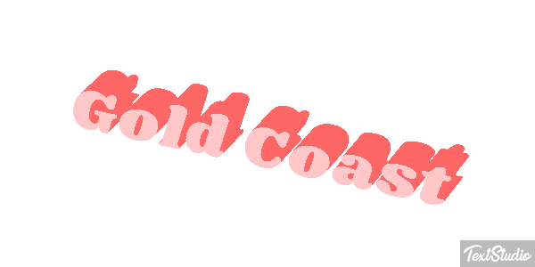 Gold Coast Efeito do texto