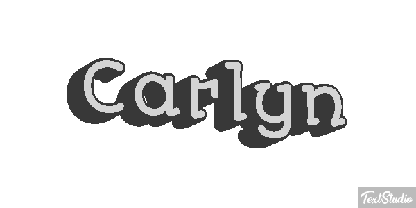 Carlyn Text effect
