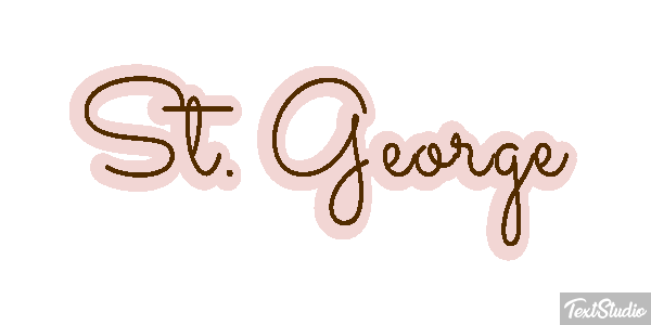 St. George テキスト効果