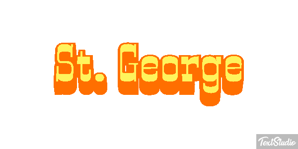 St. George テキスト効果