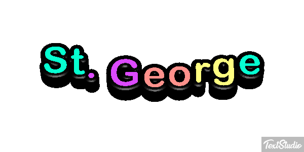 St. George テキスト効果