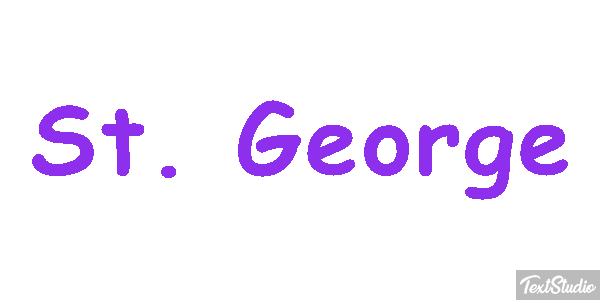 St. George テキスト効果