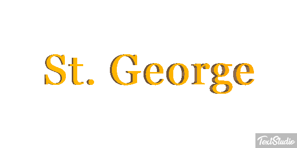 St. George テキスト効果