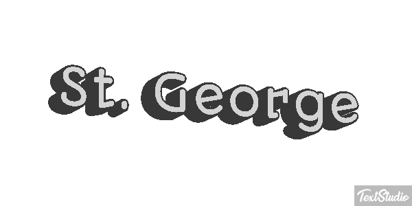 St. George テキスト効果