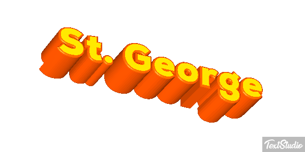 St. George テキスト効果